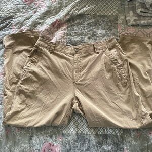 Old Navy Tan Chinos Relaxed Fit Durable Fabric